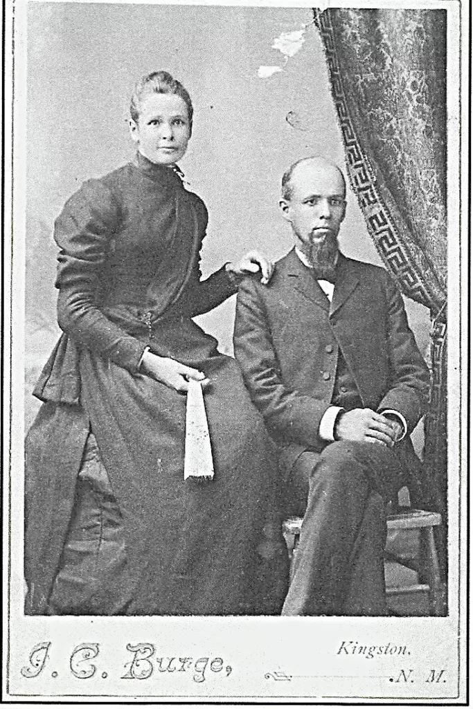 Wedding portrait of Dr. Guy Beals and Ida Beals