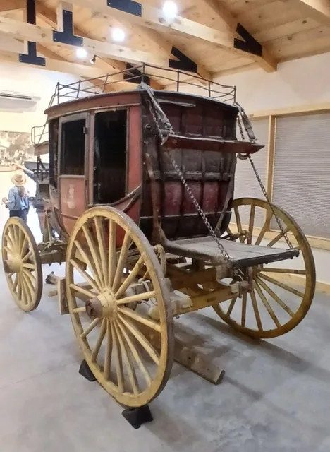 The Mountain Pride Stagecoach is now sheltered at our Black Range Museum Coach House