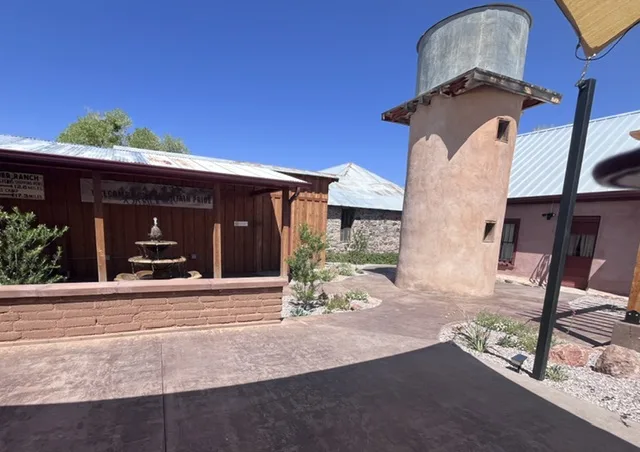 New Courtyard and Fountain in Museum backyard